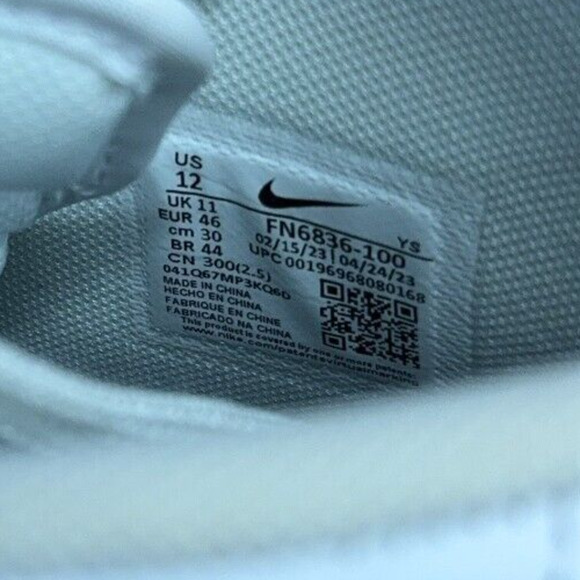 Nike Terminator High White Game Royal FN6836-100 Mens Size 12 New - Picture 5 of 6